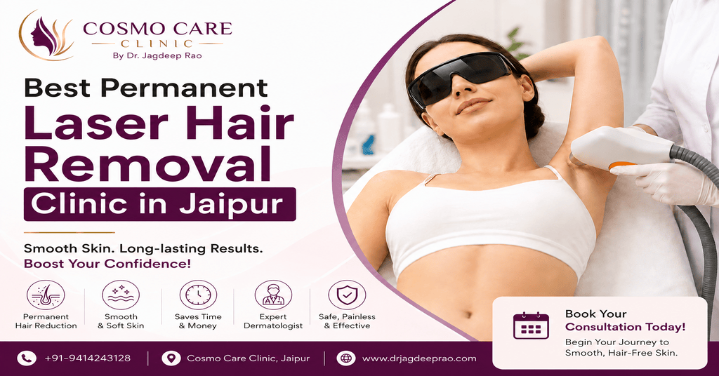 Best Permanent Laser hair Removal Clinic in Jaipur