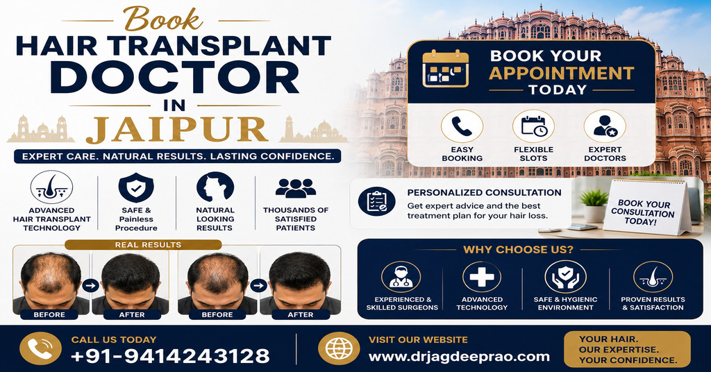 Book Hair Transplant Doctor Jaipu